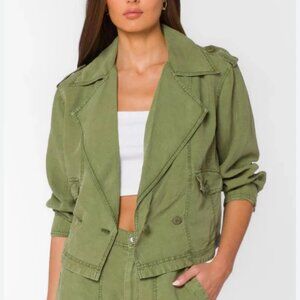Anthropologie Cropped Aviator Jacket - Worn Once